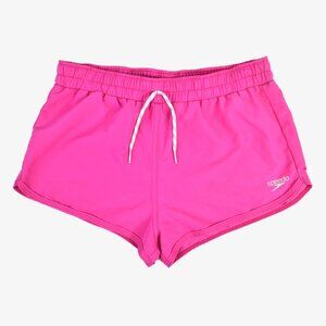 SPEEDO Girls' Pink Shorts, L